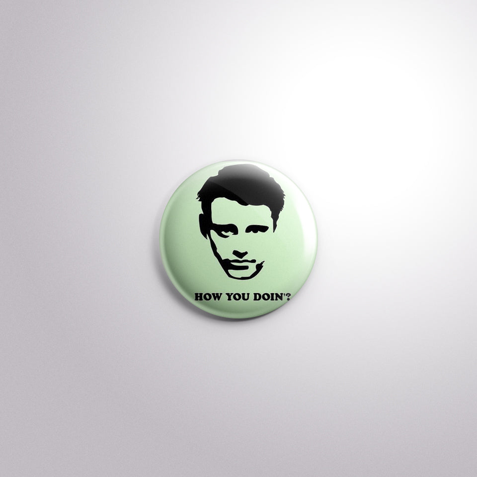 Joey F.R.I.E.N.D.S Scratch-Proof Button Badge