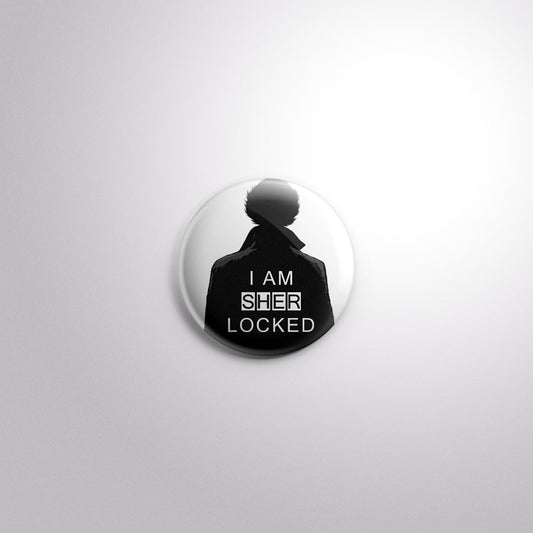 Sherlock Holmes Scratch-Proof Button Badge