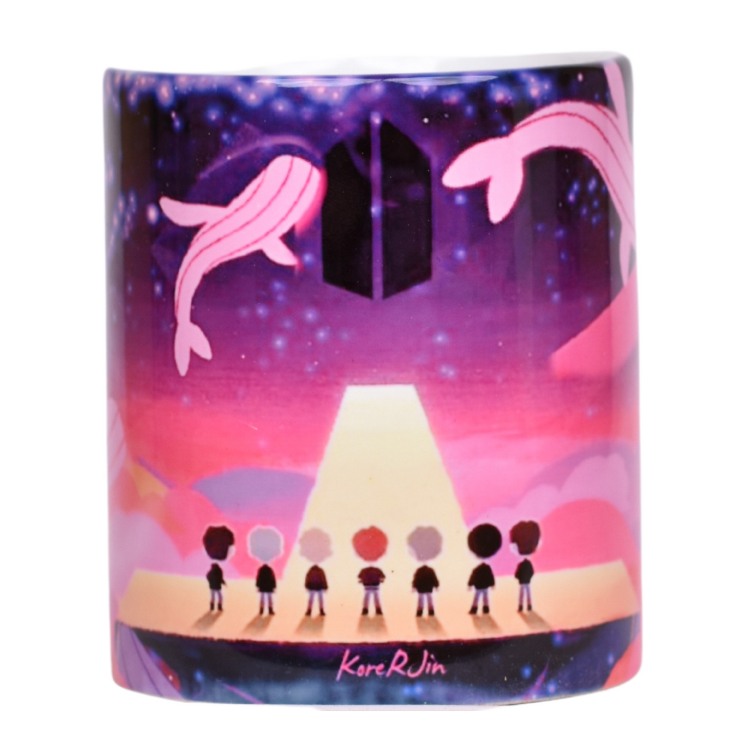 K-Pop: BTS Bullet proof - White Ceramic Mug