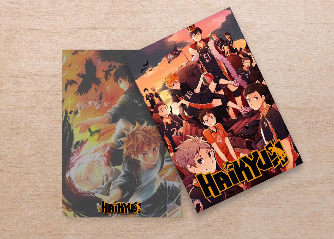 Anime:Haikyu velvet finish A5 notebook