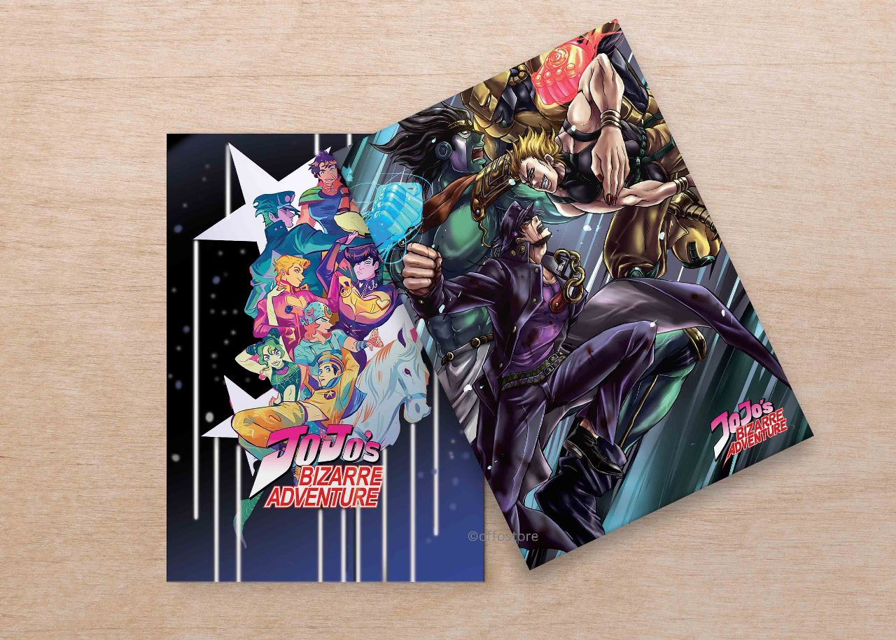 Anime : Jojo's bizzare adventure velvet finish A5 book