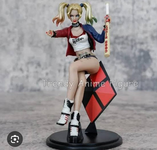 Harley Quinn Action Figure – DC Comic Collectible Toy for Fans & Adults, Supervillain Figurine for Display, Roleplay, Gifts, and Collection