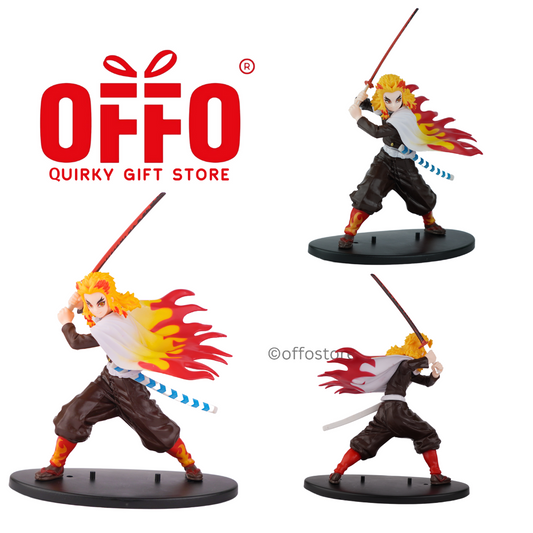 Anime Demon Slayer Rengoku With Sword Action Figure
