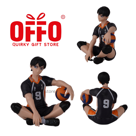 Anime Haikyu Tobio Kageyama Sitting Action Figure