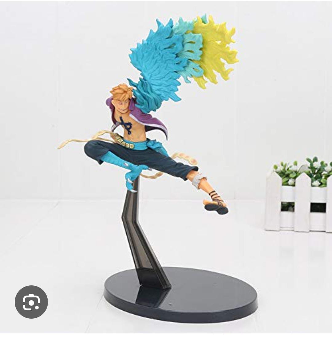 Phoenix Marco Action Figure – One Piece Anime Collectible for Car Dashboard, Home Decor, Office Desk & Study Table – Ideal Gift for Fans & Collectors