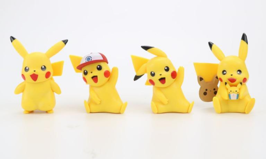 Pikachu set of 4 action figure 5-6cm