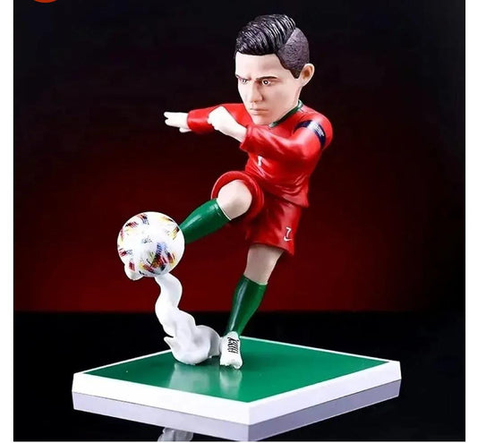 Ronaldo Football Action Figure – Soccer Collectible Toy for Fans & Kids, Realistic Soccer Player Figurine for Display, Gifts, and Playtime
