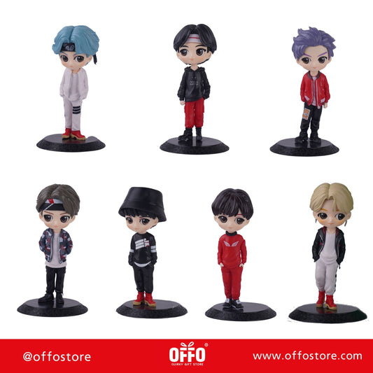 BTS Set Of 7 Action Figures  [15cm]
