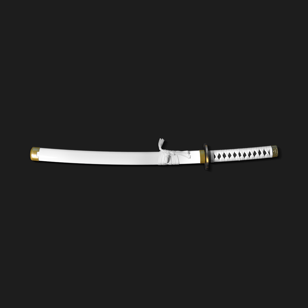 One Piece Zoro Wado Ichimonji Wooden Katana – 75cm Medium-Size Anime Sword for Cosplay, Martial Arts, Display & Training – Gift for Fans, Kids, Teens & Collectors