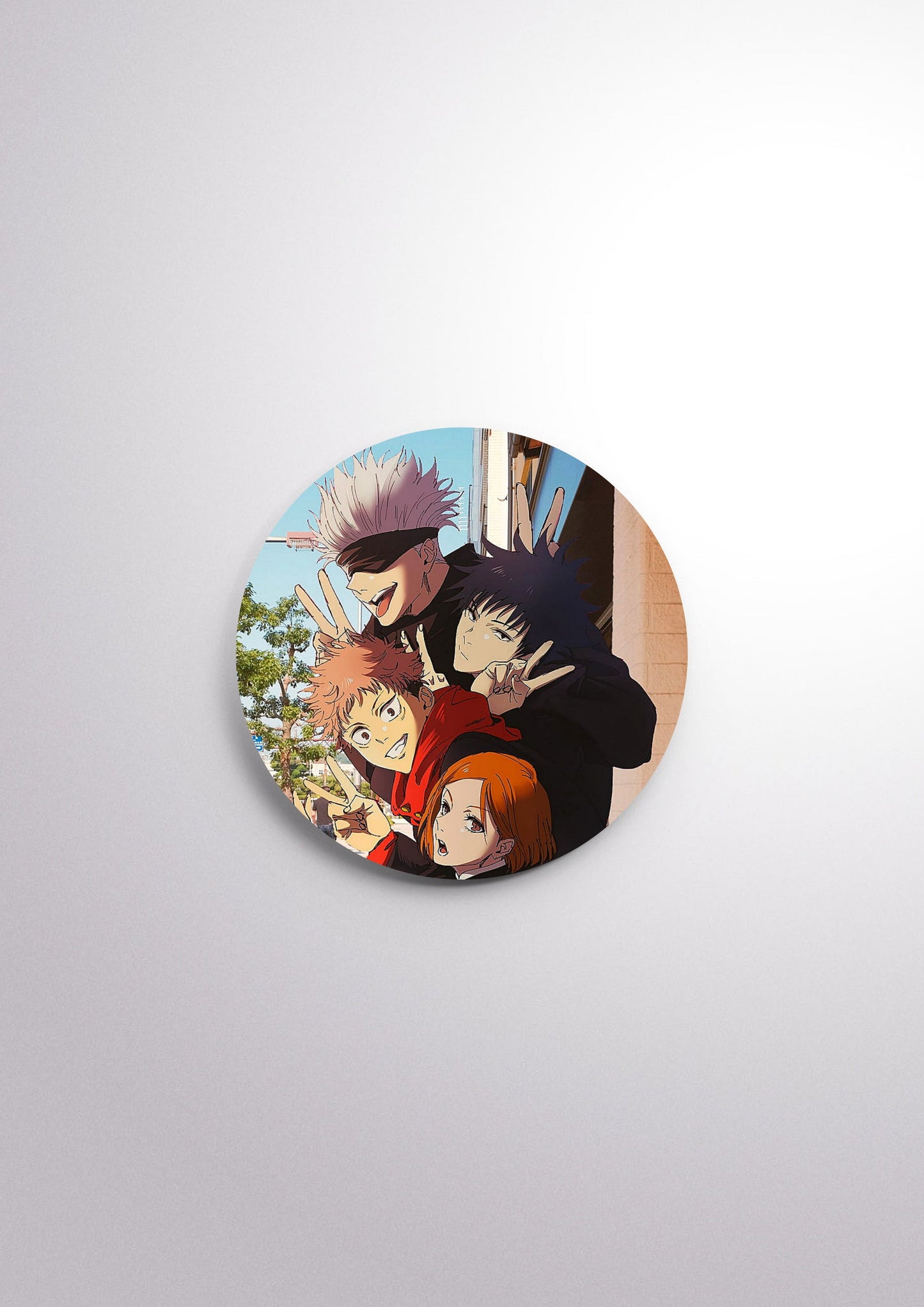 Jujutsu kaisen Scratch-Proof Button Badge