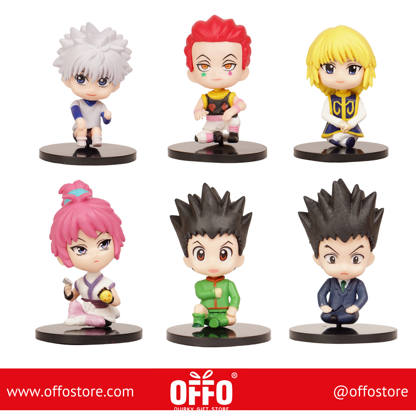 Hunter x Hunter Set Of 6 Action Figures