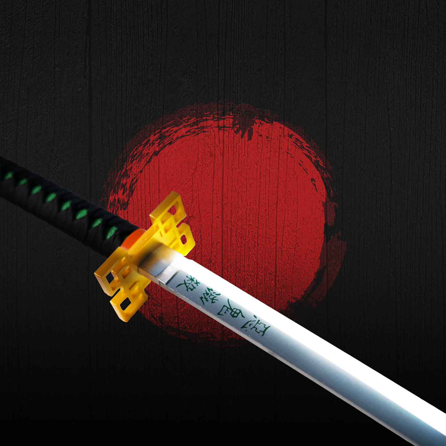 Demon Slayer Muichiro Tokito Neon LED Katana – 100cm Life-Size Light-Up Anime Sword for Cosplay, Display & Training | Elegant Gift for Fans, Kids, Teens & Collectors