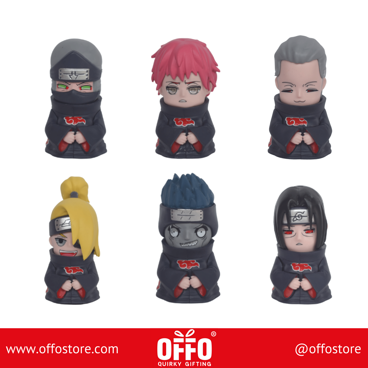 Naruto Anime Set of 6 [7cm]