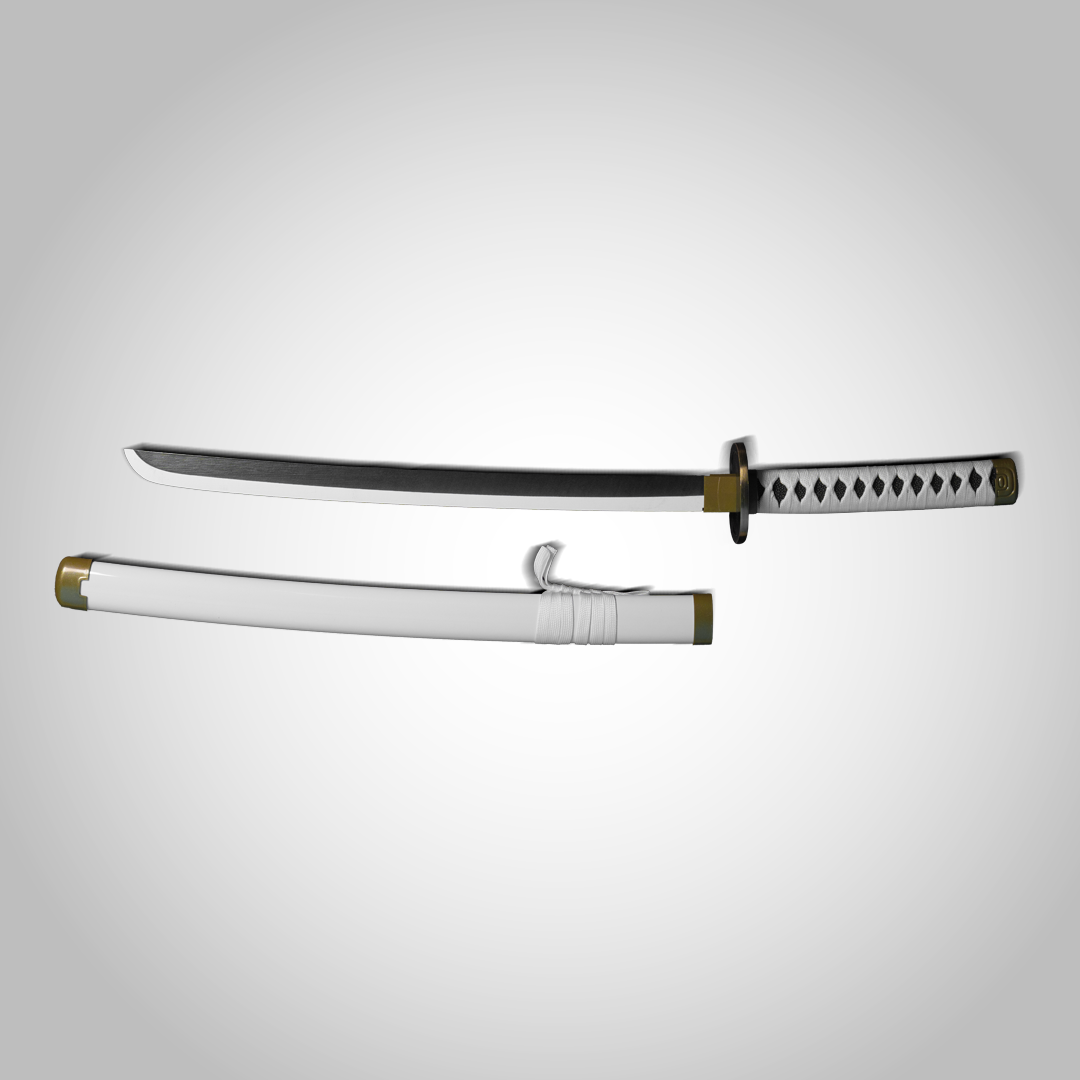 One Piece Zoro Wado Ichimonji Wooden Katana – 75cm Medium-Size Anime Sword for Cosplay, Martial Arts, Display & Training – Gift for Fans, Kids, Teens & Collectors