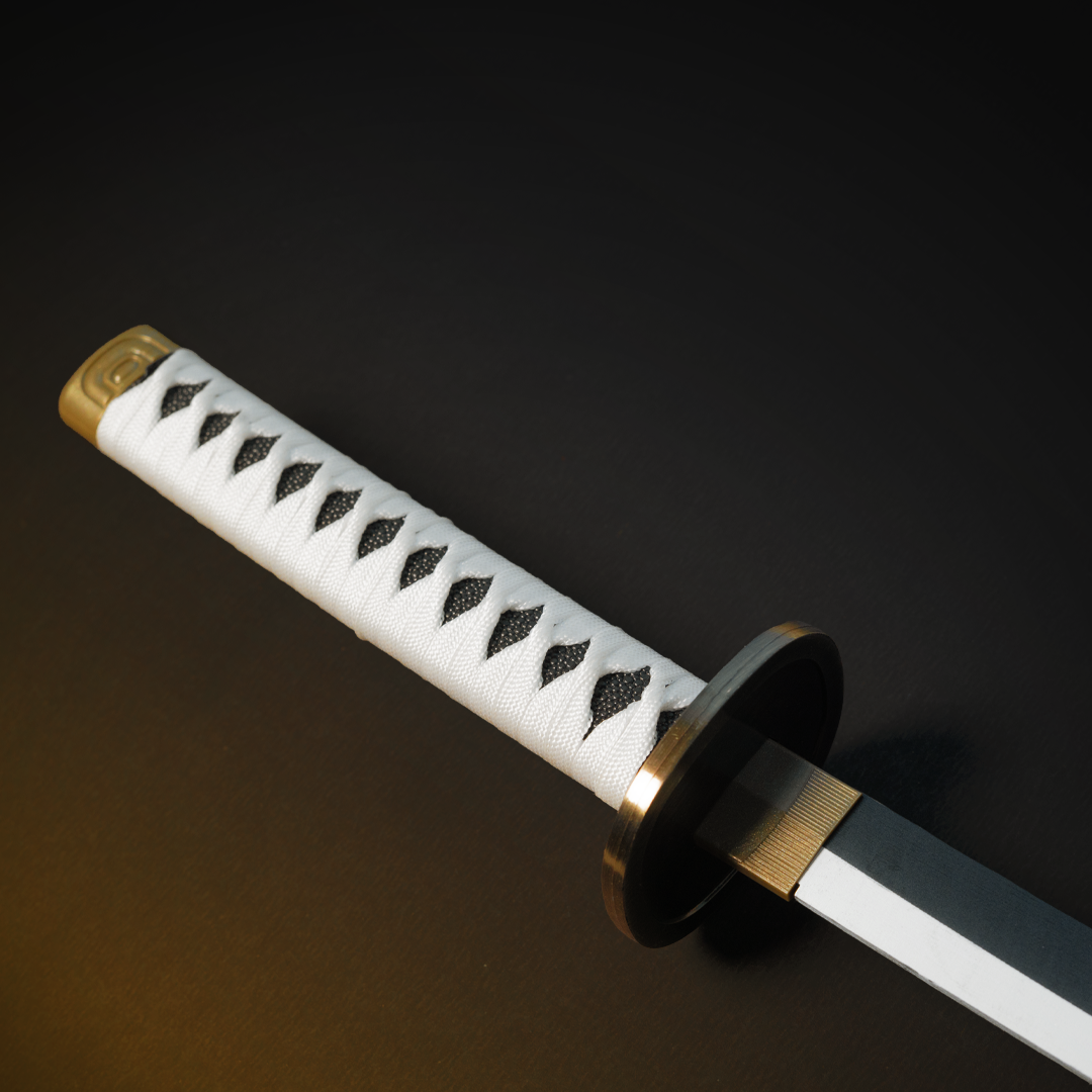 One Piece Zoro Wado Ichimonji Wooden Katana – 75cm Medium-Size Anime Sword for Cosplay, Martial Arts, Display & Training – Gift for Fans, Kids, Teens & Collectors