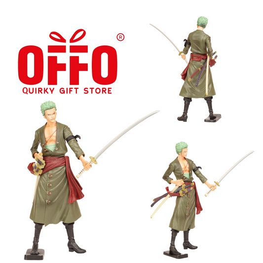 One Piece Roronoa Zoro With 2 Heads Action Figure