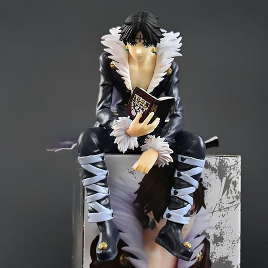Hunter x Hunter Chrollo Lucilfer Sitting Anime Figure PVC Model 15cm