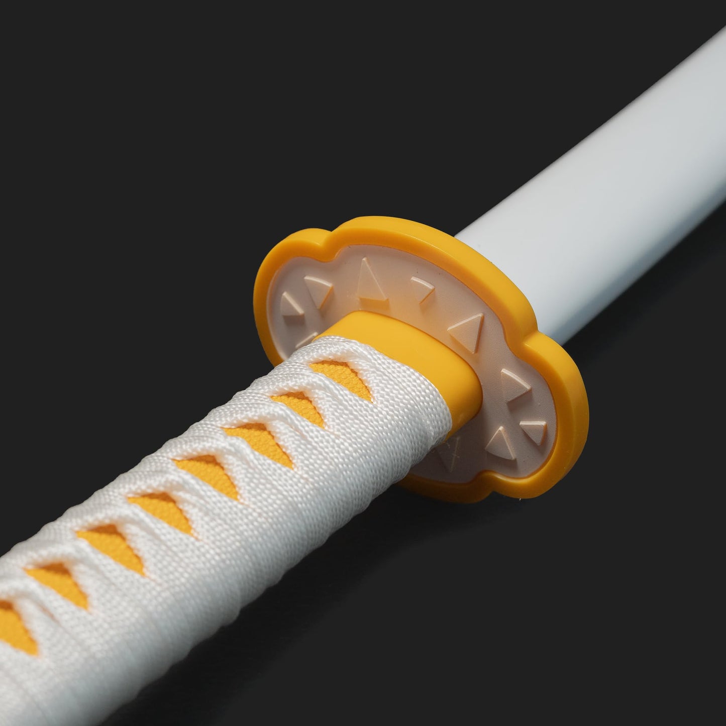 Demon Slayer Zenitsu Wooden Katana – 75cm Medium-Size Anime Sword for Cosplay, Martial Arts, Display & Training – Gift for Fans, Kids, Teens & Collectors