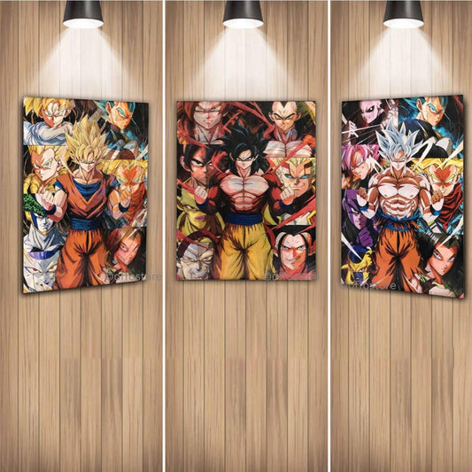 Dragon Ball Z Anime 3D Poster Big Size 57 x 40 cm