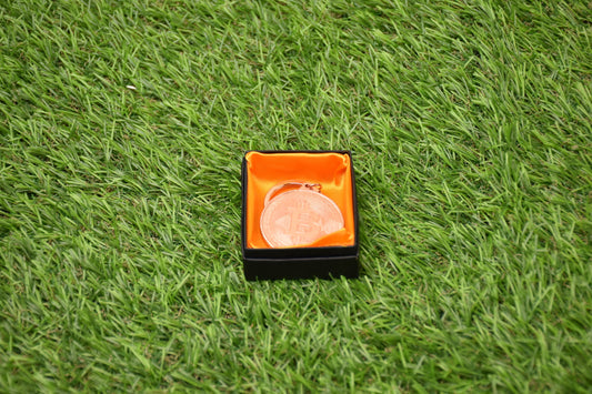 Bitcoin Bronze Keychain