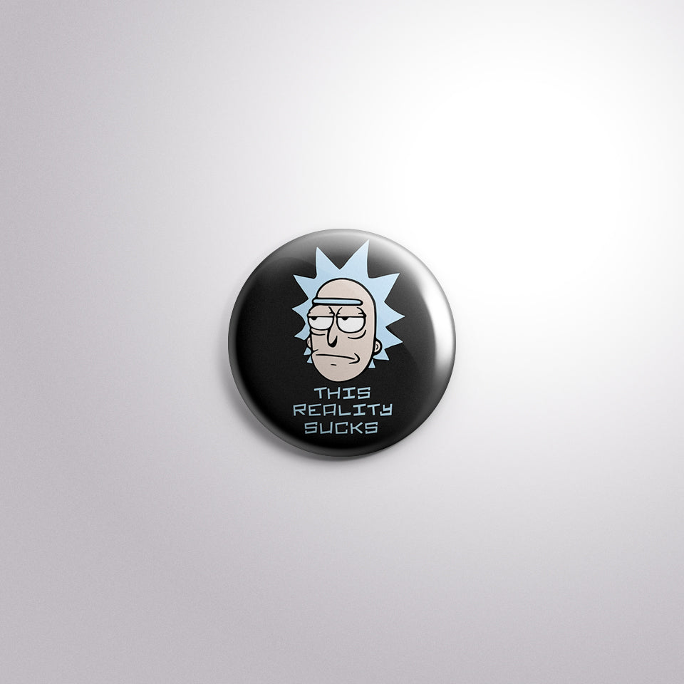 Ricky and Morty Scratch-Proof Button Badge