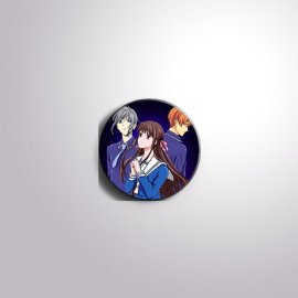 Fruit Basket Scratch-Proof Button Badge