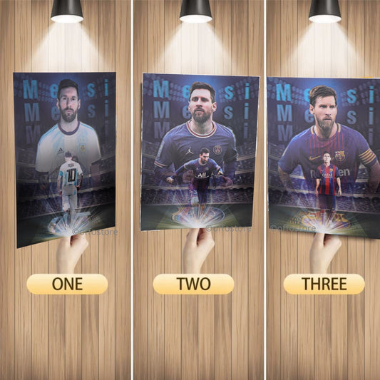 Messi 3D Poster