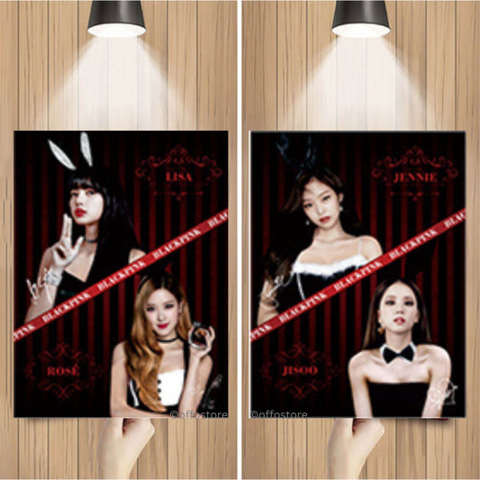 Black Pink 3D Poster
