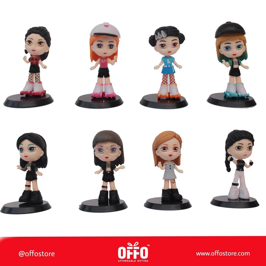 Black Pink Action figures Set of 8 [6-8 cm]