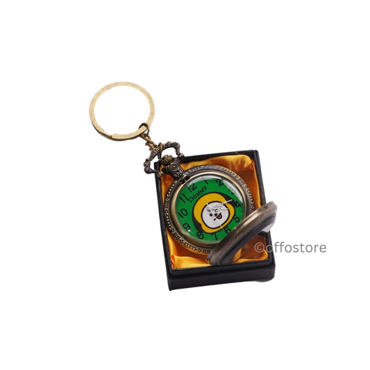 BTS BT21 Chimmy Pocket watch Keychain