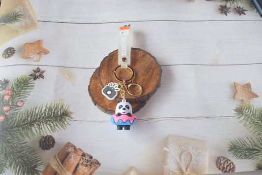 We Bare Bears Ice Bear Rubber Keychain