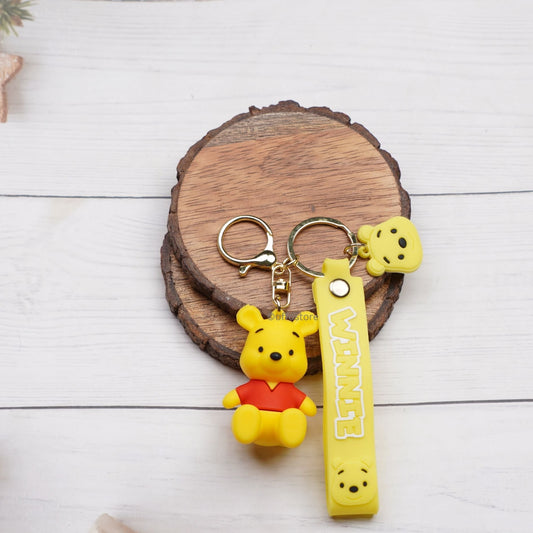 Winnie-The-Pooh Rubber Keychain-3