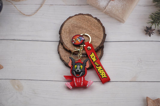 TOM Rubber red Keychain