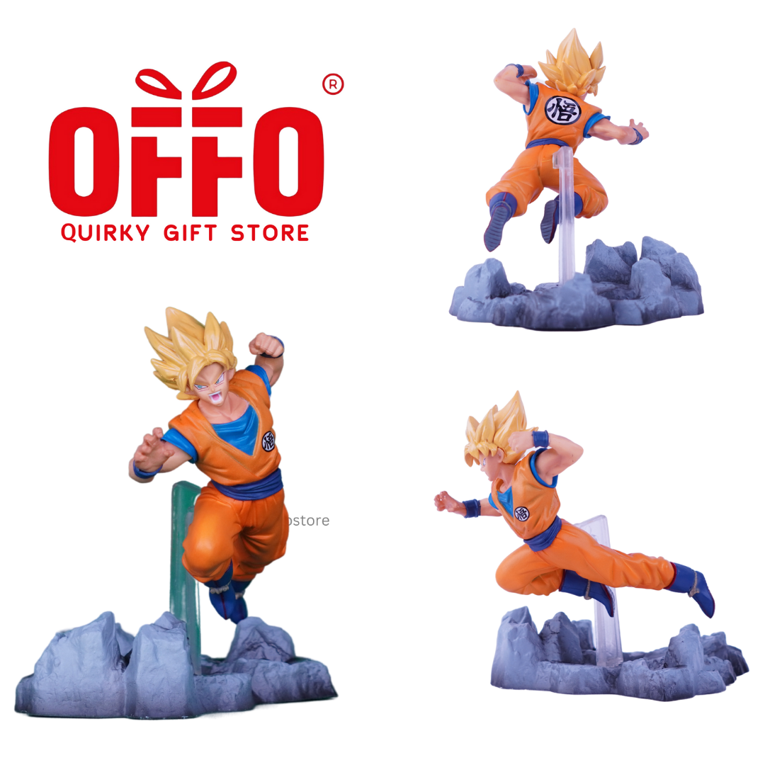 Dragon Ball Z Anime Goku Super Saiyan Punch Action Figure