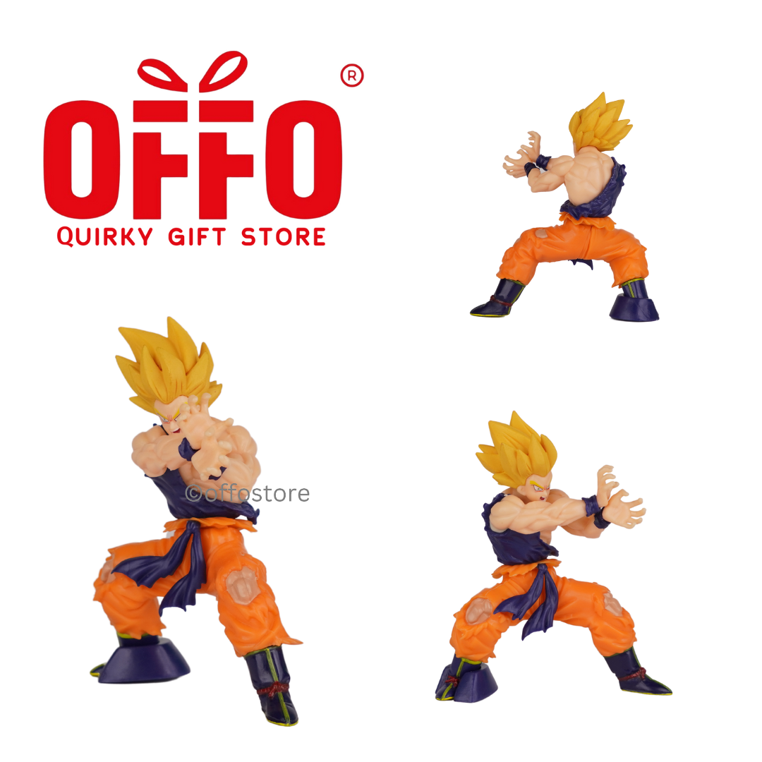 Dragon Ball Z Anime Goku Super Saiyan Kamehameha Action Figure