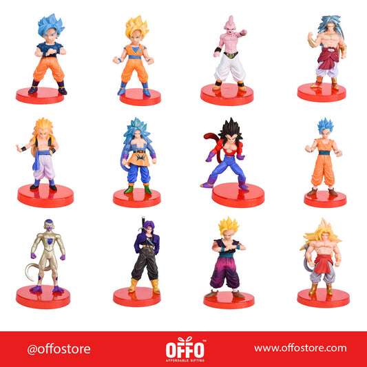 Dragon Ball Z Anime Action Figures Set of 12 [11-12 cm]