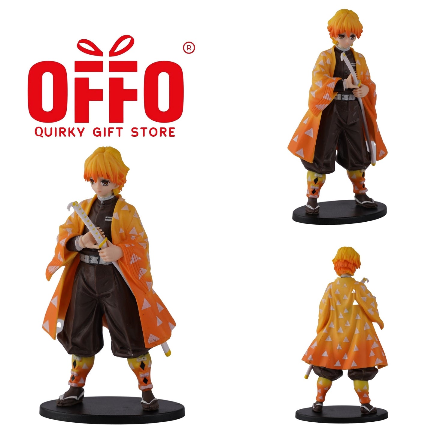 Demon Slayer Anime Zenitsu Agatsuma Action Figure [17cm]