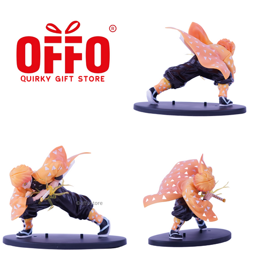 Demon Slayer Anime Zenitsu With Sword Action Figure