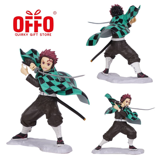 Demon Slayer Anime Tanjiro Kamado White Base Action Figure
