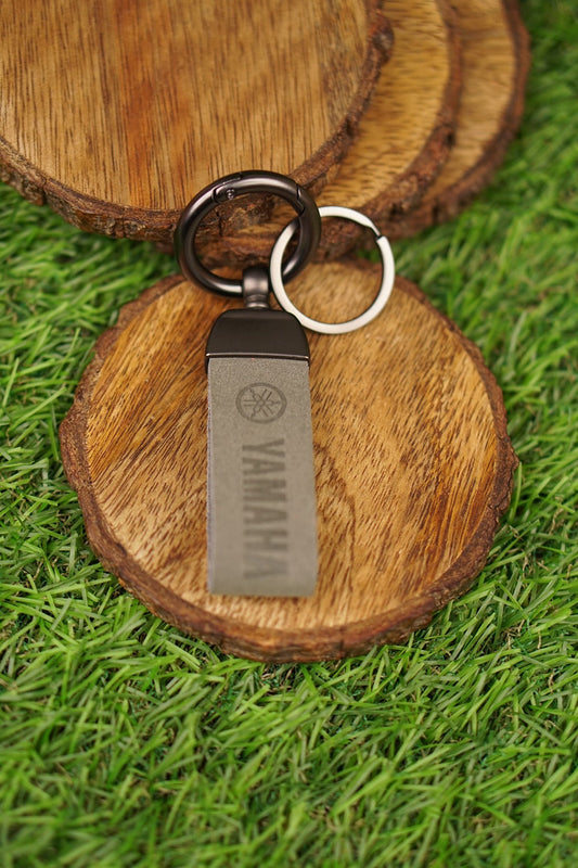 Yamaha Leather C Keychain