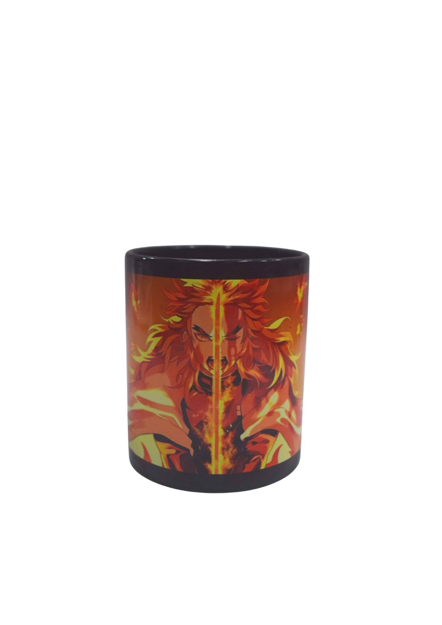 Anime: Rengoku - Black Ceramic Mug