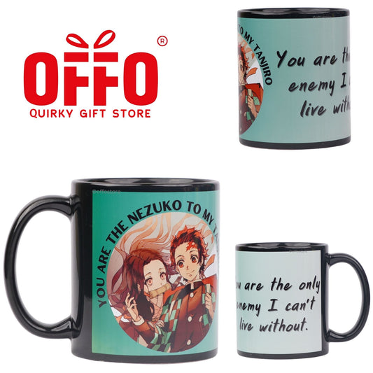 Demon Slayer - Black Ceramic Mug