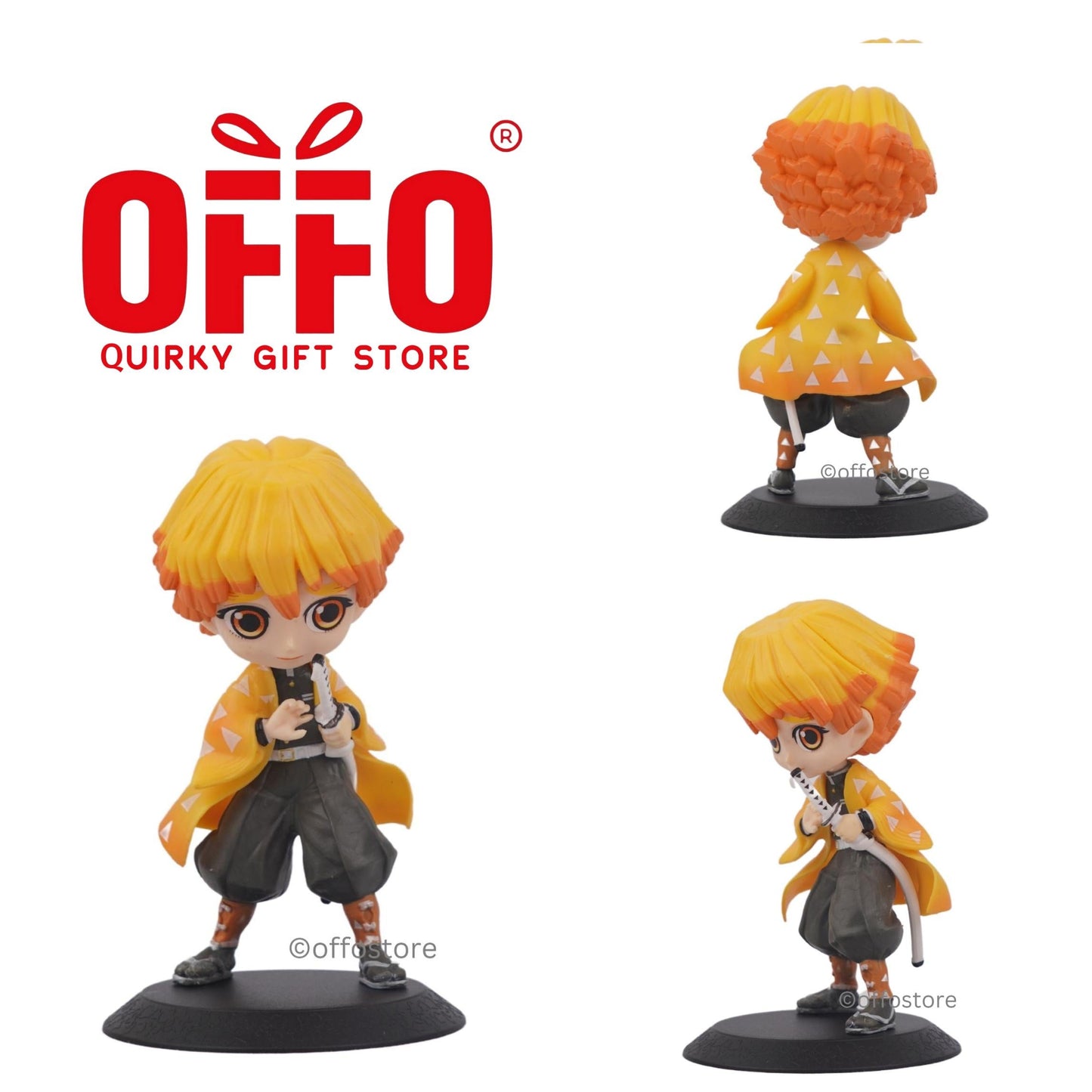 Demon Slayer Anime Zenitsu Agatsuma Action Figure