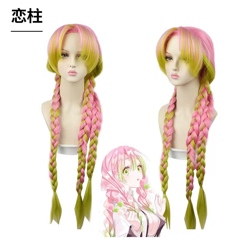 Demon Slayer Anime Mitsuri Kanoji Wig