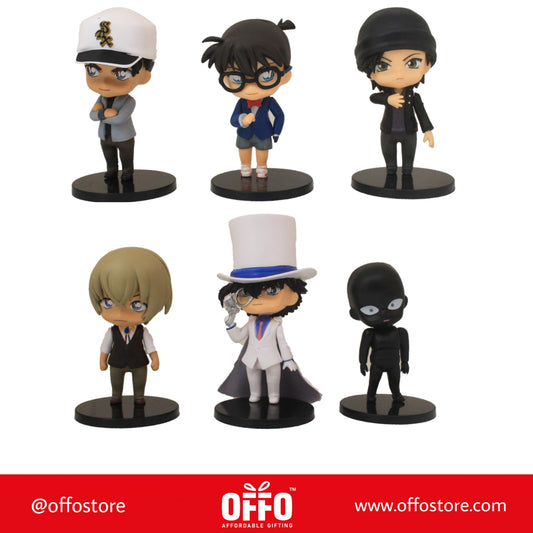 Detective Conan Action Figure set of 6 [8-9cm]