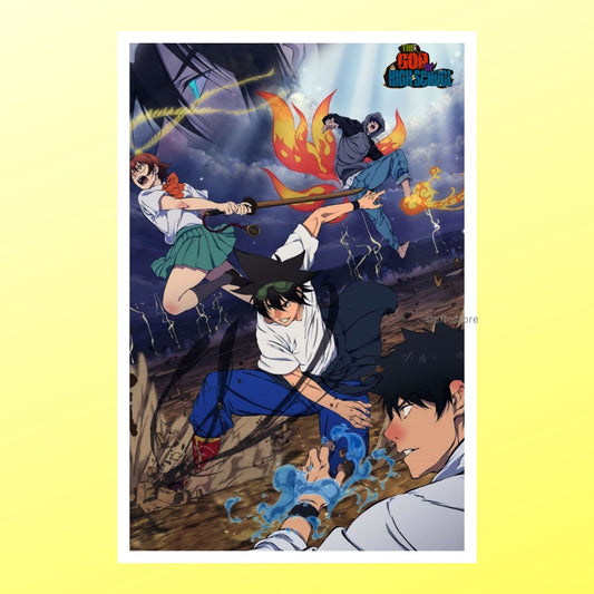 The God Of High School Anime Wall Poster
