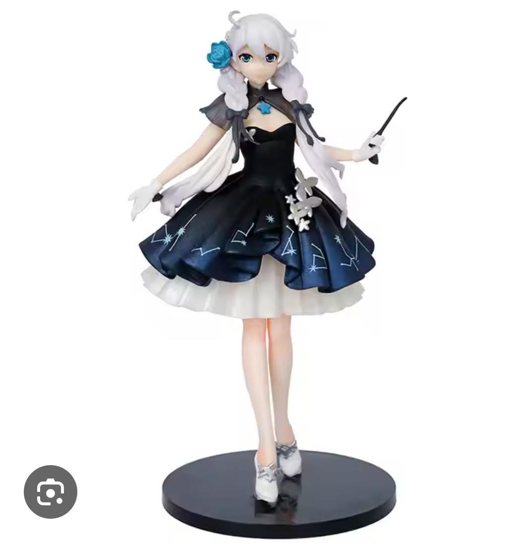 Kiana Kaslana Standing Action Figure – Honkai Impact Anime Collectible Toy for Fans & Gamers, Detailed Character Figurine for Display, Gifts, and Collection