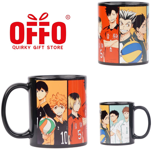 Haikyu - Black Ceramic Mug