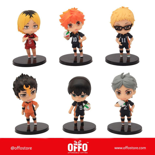 Haikyu Action figures set of 6 [8-9 cm]
