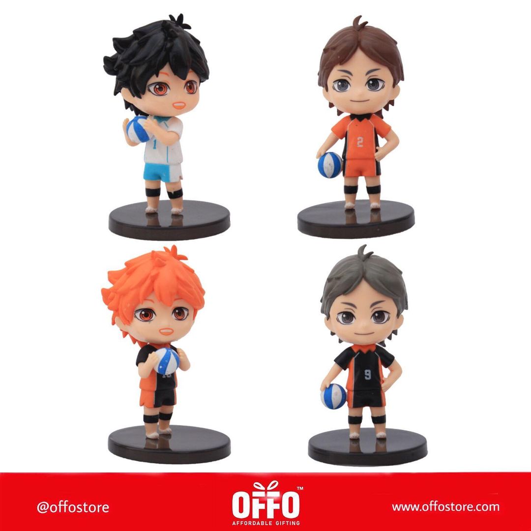 Haikyu Action figures set of 4 [9-10 cm]